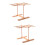 2Stk Holz-Pasta- Orange Mit Praktischem, Leichtem Design 7