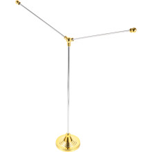 4Stk Metall Tischflaggenständer Gold Stabile Basis Halter Büroflaggen
