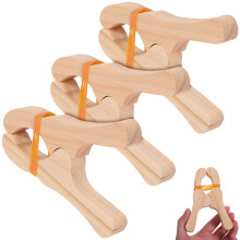 15Pièces Clips Bois Beige Pour Jeux D'enfants Et Linge Extérieur