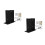 2Pièces Base Noire Support Clôture Post De Jardin Durable 5