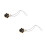 2Stk Schmuck Ascheanhänger Gold Haustier Urne 5