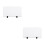 2Pièces Cadres Sublimation Pour Transfert Thermique DIY Robustes 8