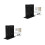 2Pièces Base Noire Support Clôture Post De Jardin Durable 9