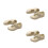 3Paires Chaussures Enfants Dorées Semelle Pour Course 6