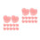 60Pièces Bouchons D'oreille Silicone Rose Protection Natation 4