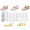 3Paires Chaussures Enfants Dorées Semelle Pour Course 11