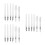 18Pièces Stylos Pinceaux Rechargeables Transparent Nylon Pour 6