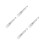 4Pièces Brosse Et Spatule Silicone Douce Argentée Pour Routine 10