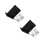 2Pièces Base Noire Support Clôture Post De Jardin Durable 6