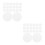 600Pièces Stabilisateurs Mousse Adhésive Double Face Bougies DIY 7