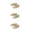 3Paires Chaussures Enfants Dorées Semelle Pour Course 10