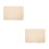 2Pièces Protège-Lit Réutilisable Beige Multicouche 9