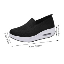 2Paires Baskets Femme Sport Légères Et Durables