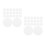 600Pièces Stabilisateurs Mousse Adhésive Double Face Bougies DIY 5