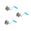 3Pièces Outil Filet Badminton Polyvalent Fer Portable 5