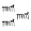 3Pcs Black Nylon Anti Static Keyboard Brushes for Electronics Cleaning 4