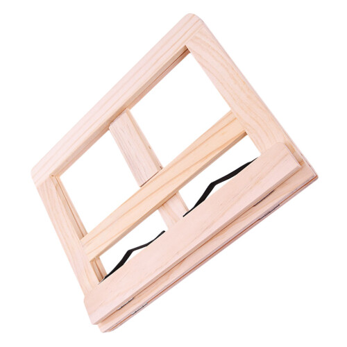 2Pièces Présentoir À En Bois Beige Multifonction Pour Bureau 2