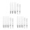 18Pièces Stylos Pinceaux Rechargeables Transparent Nylon Pour 7