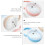 3Pièces Boîte Bébé Stockage Portable Résistante 3