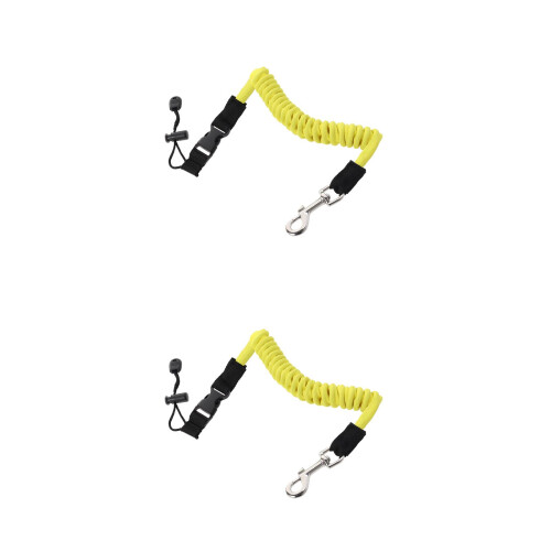 2Pièces Accessoire Paddle Élastique Pour Kayak Avec Crochet Zinc 1