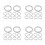 48Pièces Fil À Polyester Argenté Pour Broderie DIY Longue Durée 4