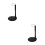 2Pièces Support Alliage Noir Stable Pour Collection Enfants 8