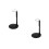 2Pièces Support Alliage Noir Stable Pour Collection Enfants 4