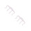 2Pièces Porte-Partitions Plastique Portable Solide 3
