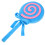 2Pièces Modèles Bleu En Tissu Mousse Décoration Animation 2