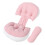 2Pièces Coussin Grossesse Maternité Rose Support Ventre Ergonomique 2