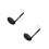 2Pièces Support Alliage Noir Stable Pour Collection Enfants 10