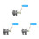 3Pièces Outil Filet Badminton Polyvalent Fer Portable 6