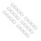 260Pièces Factices Acryliques Clairs Décoration Vase 4