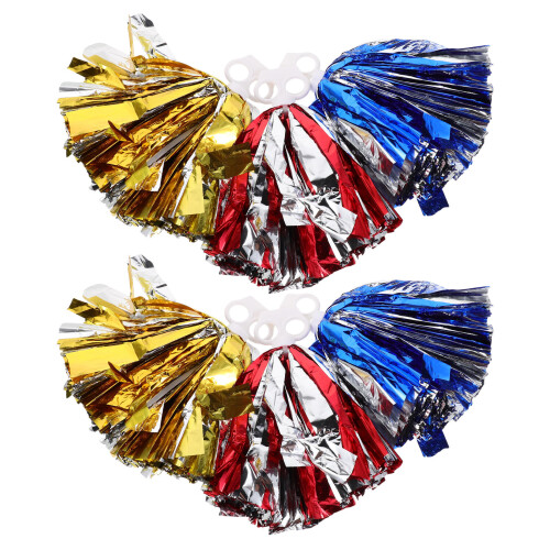18Pièces Pompoms Cheer Platics Pour Spectacles 1