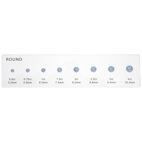 Guide Diamant Transparent Comparaison Formes Tailles