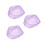 3Pièces Bols Trempage Ongles Violet Design Élégant Usage Professionnel 4