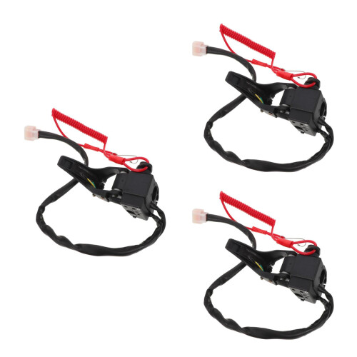 3Pièces Kit Accélérateur Pouce Noir Montage Facile Et Scooter 2