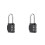 2Pièces Cadenas Suspendu 4 Chiffres Noir Durable Pour 3