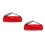 2Pièces Sac À Rouge Pour Et Figurines Sac Rangement 8