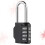 2Pièces Cadenas Suspendu 4 Chiffres Noir Durable Pour 2