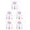 5Ensembles Kits De Bols Silicone Pour DIY 5