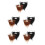 10Pièces Barbes Accessoires Costume Polyester Légeres 7