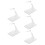 5Pièces Socle Transparent Stable Pour Figurines Et Supports 9