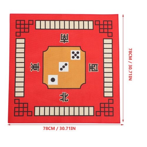 1Pièces De Jeux Rouge Latex Antidérapant Pour Table À 1