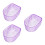 3Pièces Bols Trempage Ongles Violet Design Élégant Usage Professionnel 8