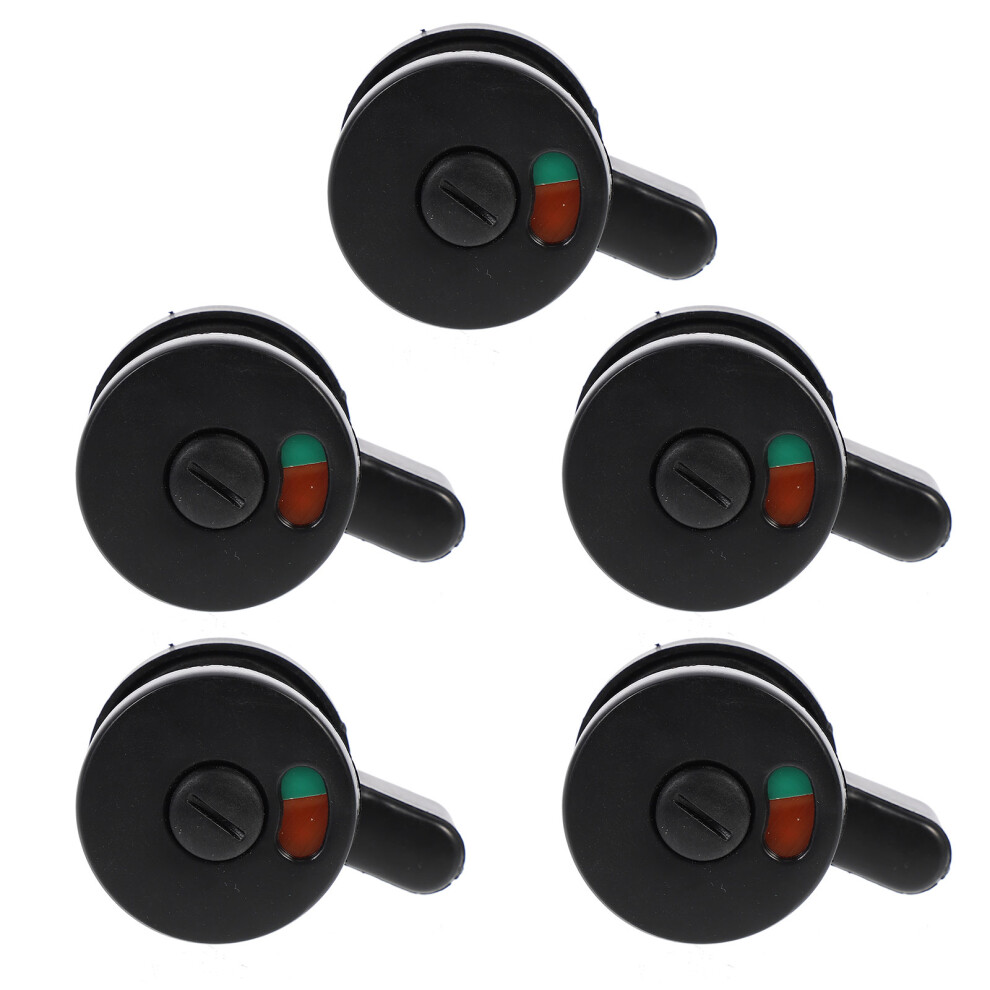 20Pcs Black Nylon Indicator Lock For Public Toilet Doors 3562893378194