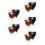 10Pièces Barbes Accessoires Costume Polyester Légeres 8