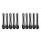 10St Multifunctionele Zwarte Plastic Kartonpons, Snelle Perforatietool 7