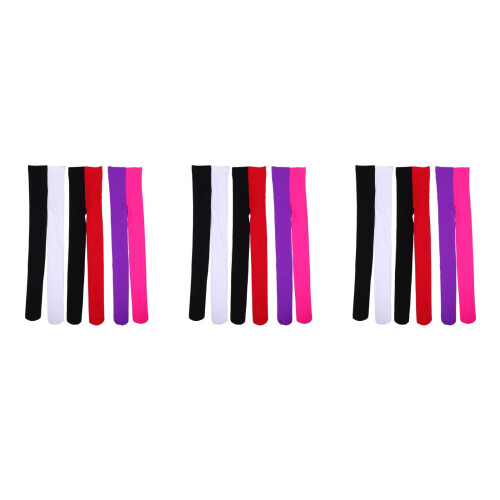 9Paires Collants Opaques Noir Confortables Et Élégants 2