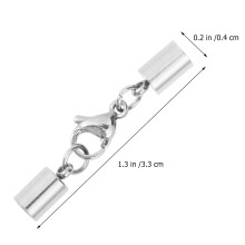 8Stk Schmuck- Und Armband-Schnellverschluss in Silberfarben